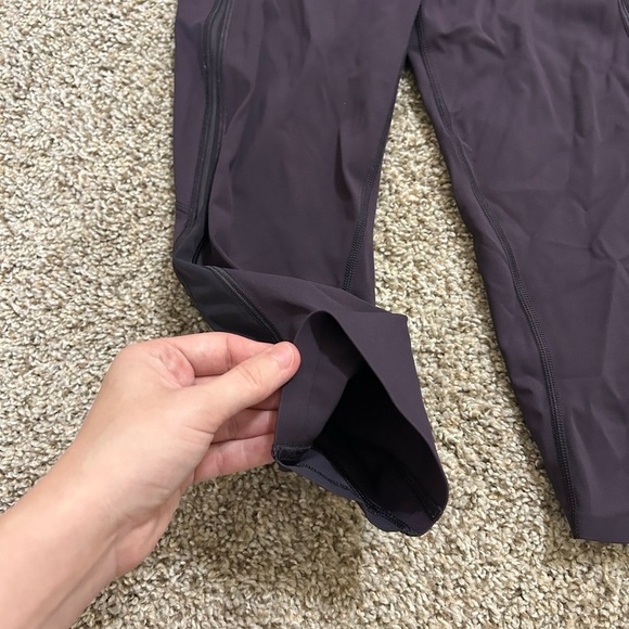 Lululemon Pace Perfect Crop (17") Boysenberry Purple Leggings Women’s Size 6 Run - Picture 10 of 11